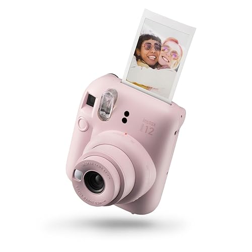 instax mini 12 camera, BLOSSOM PINK - Blossom Pink - camera only