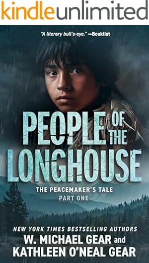 Book cover People of the Longhouse: A Historical Fantasy Series (The Peacemaker’s Tale Book 1), Kindle Unlimited