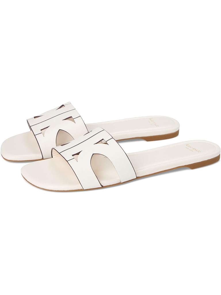 White Kate Spade New York Duo Slide Sandal