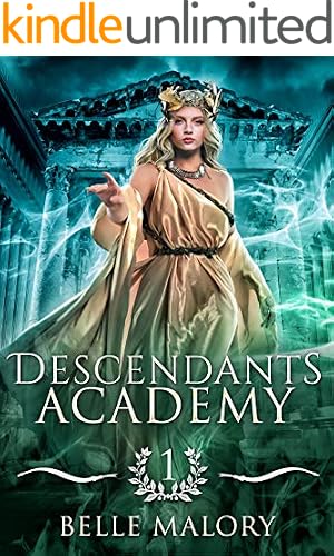 Book cover Descendants Academy, Kindle Unlimited
