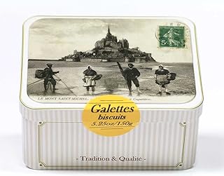 Maison Peltier, French Butter Cookies (Galettes), 150g Tin