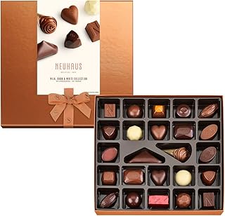 Neuhaus Belgian Chocolate Classic Discovery Collection – 24 Timeless Neuhaus Pieces Assorted Milk, White & Dark Chocolate ...