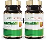 BodyFokus Duo: Clean Body Restart + DarmSchild – 2×60 Kapseln – Tagesroutine morgens & abends