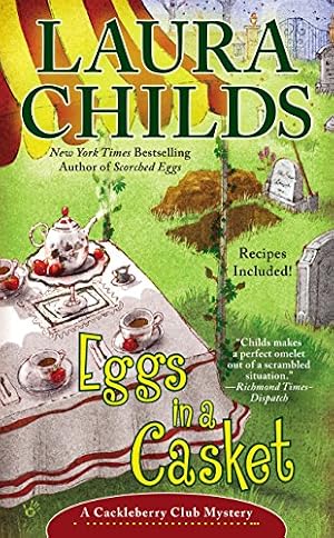Book cover Eggs in a Casket (Cackleberry Club series Book 5)