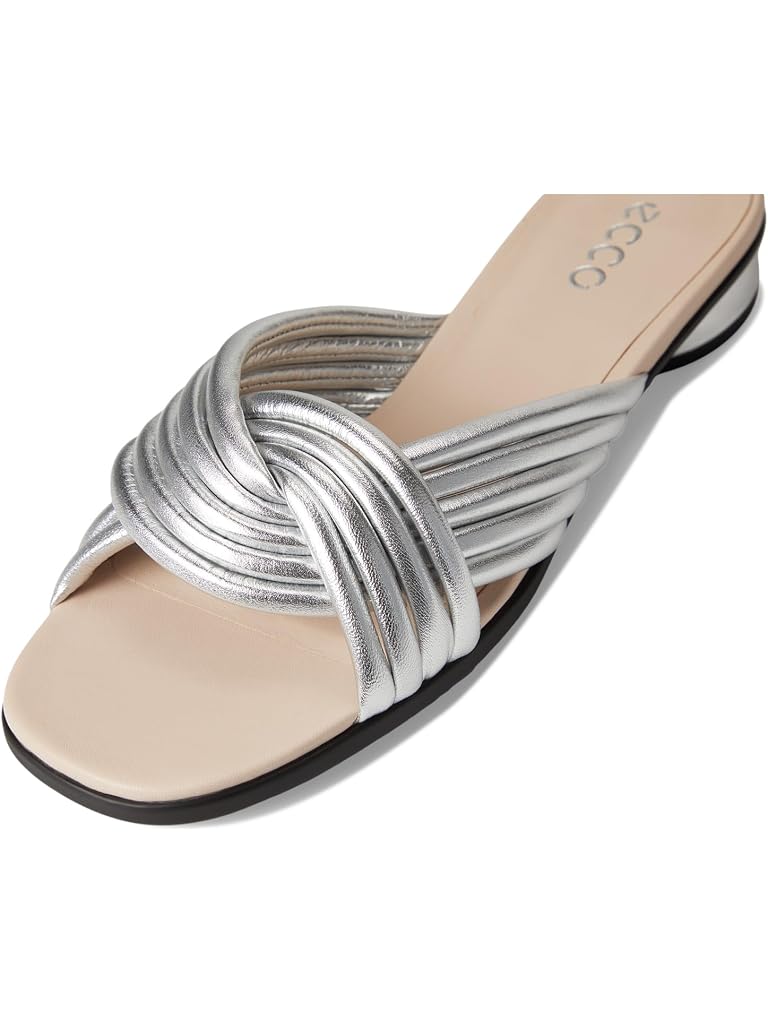 Silver ECCO Sculpted Alba 25 Slide Sandal