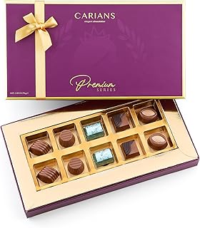 CARIANS Chocolate Gourmet Truffles Box, Belgium Chocolate Limited Edition, Chocolate Gift, Gourmet Chocolate Basket, Assor...