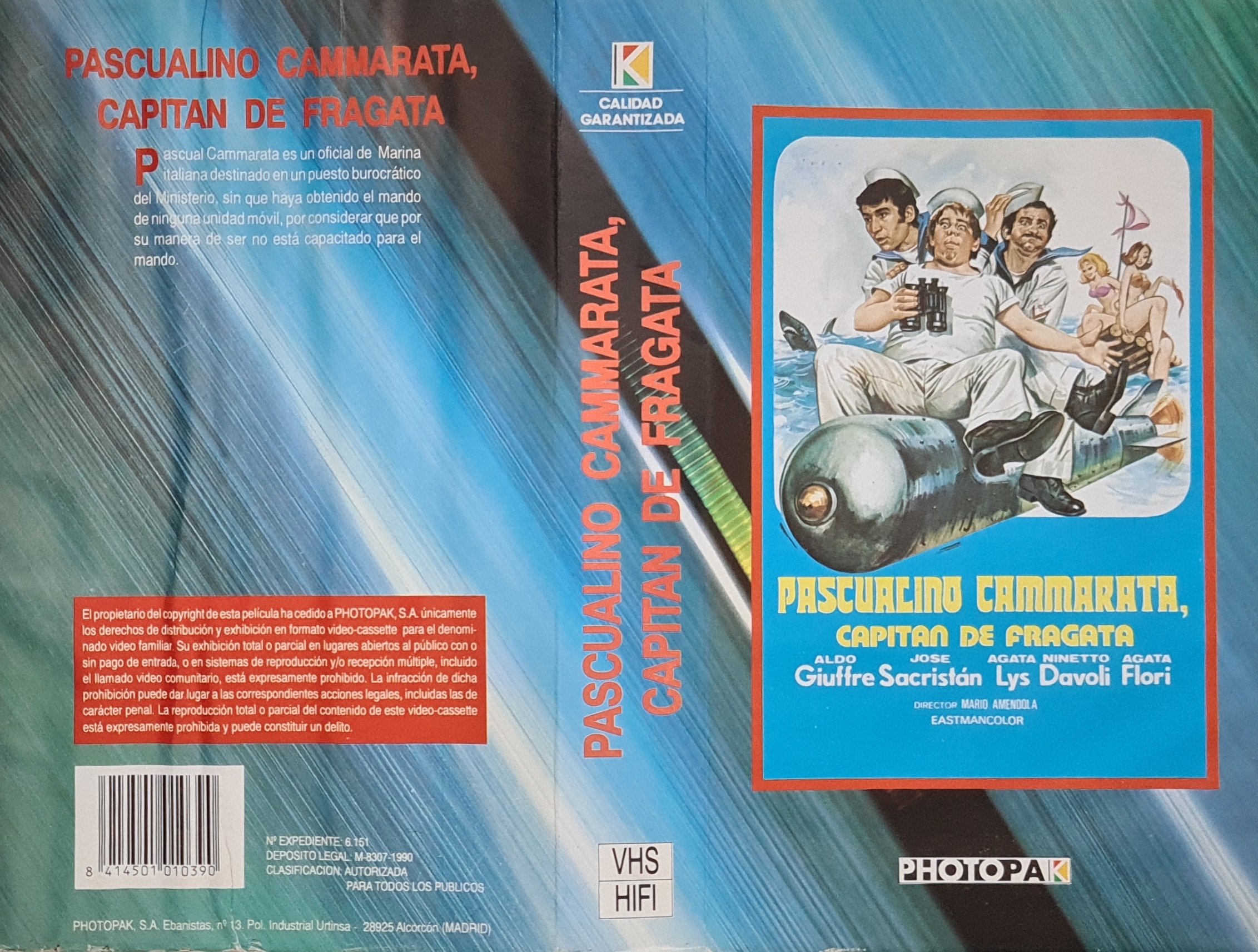 Pasqualino Cammarata... capitano di fregata (1974)