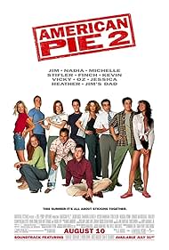 Shannon Elizabeth, Mena Suvari, Jason Biggs, Alyson Hannigan, Chris Klein, Thomas Ian Nicholas, Tara Reid, Seann William Scott, Eugene Levy, and Eddie Kaye Thomas in अमेरिकन पाई २ (2001)