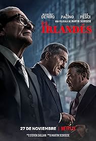 Robert De Niro, Al Pacino, and Joe Pesci in El irlandés (2019)