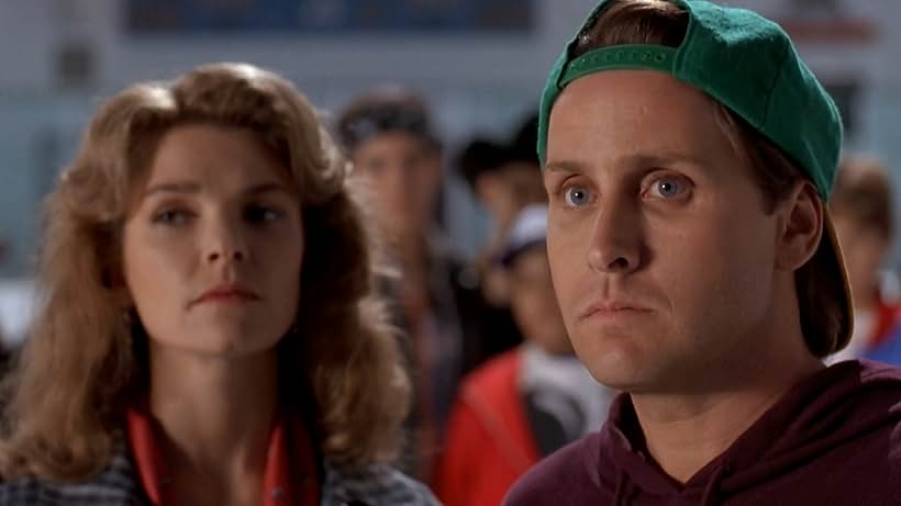 Emilio Estevez and Kathryn Erbe in D2: The Mighty Ducks (1994)