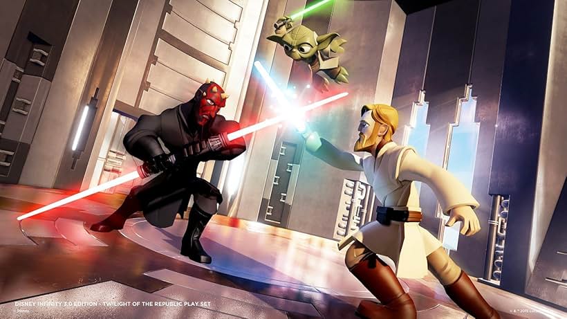 Tom Kane, James Arnold Taylor, and Sam Witwer in Disney Infinity 3.0 (2015)