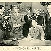 Hugh Beaumont, Arch Hall Sr., Jack Perrin, George Sherwood, Pierre Watkin, and Norman Willis in Apology for Murder (1945)