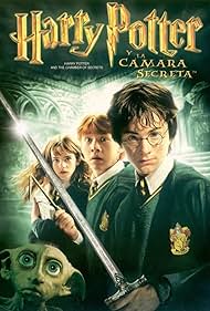 Rupert Grint, Toby Jones, Daniel Radcliffe, and Emma Watson in Harry Potter y la cámara secreta (2002)