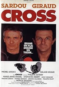 Roland Giraud and Michel Sardou in Cross (1987)