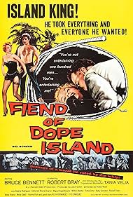 Bruce Bennett, Robert Bray, and Tania Velia in The Fiend of Dope Island (1960)