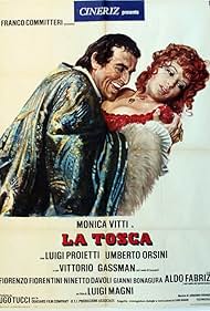 Vittorio Gassman and Monica Vitti in La Tosca (1973)