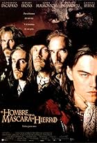 Leonardo DiCaprio, Gabriel Byrne, Gérard Depardieu, Jeremy Irons, and John Malkovich in El hombre de la máscara de hierro (1998)