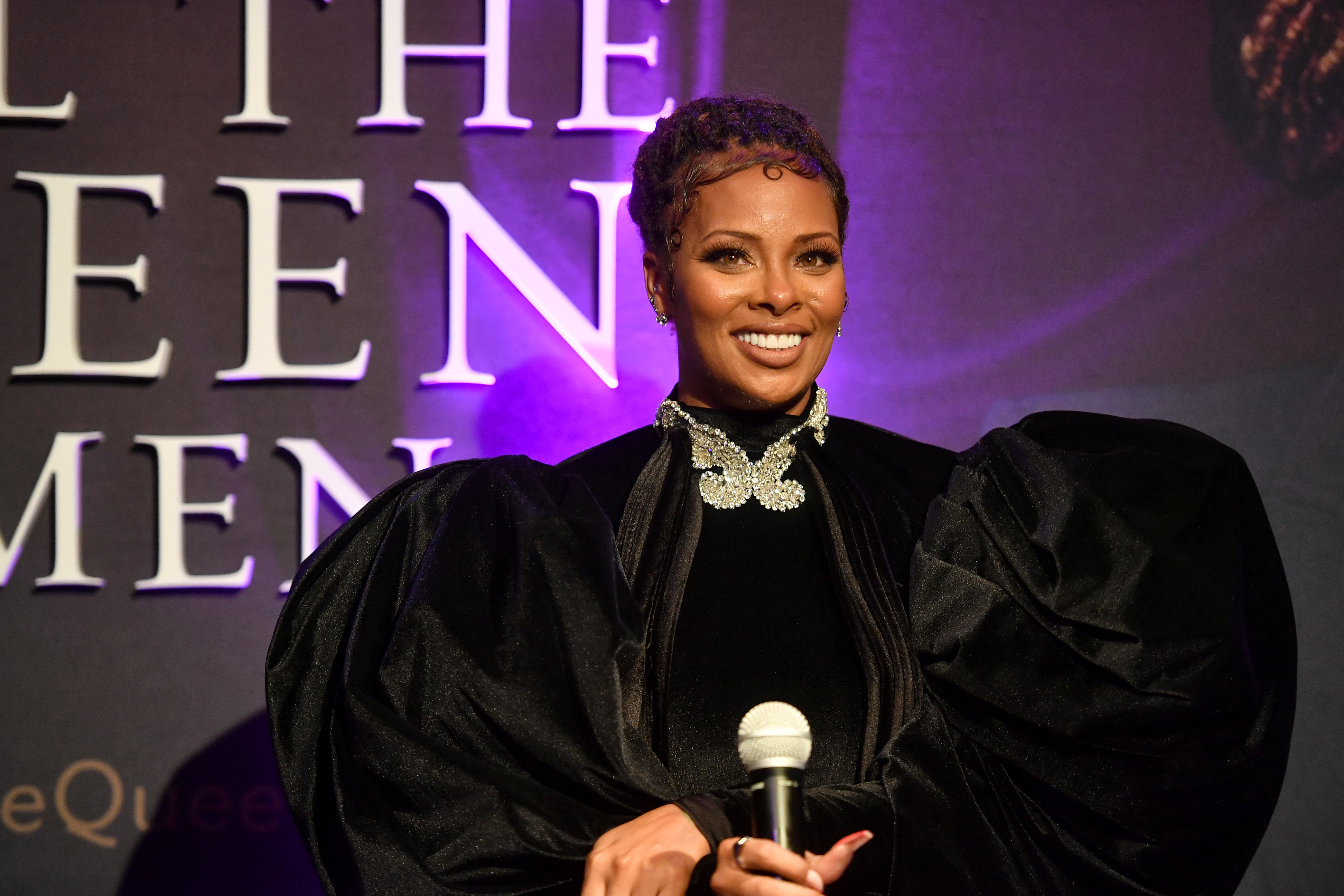 Eva Marcille at an event for All the Queen's Men (2021)