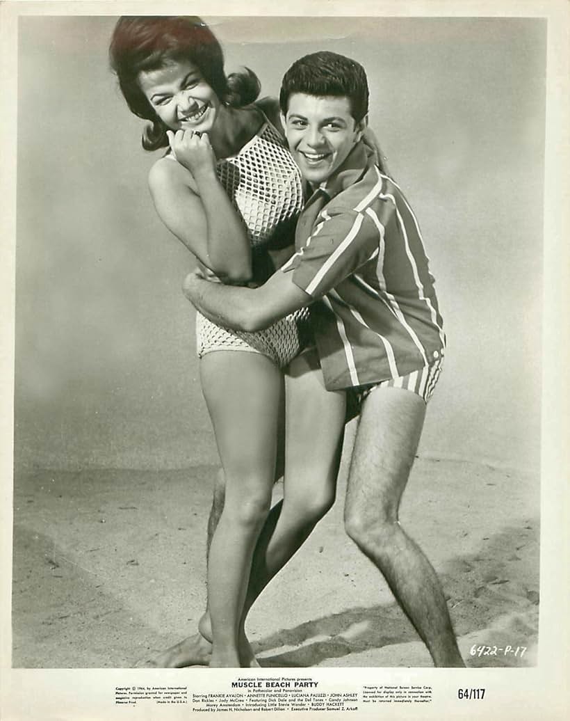 Frankie Avalon and Annette Funicello in Muscle Beach Party (1964)