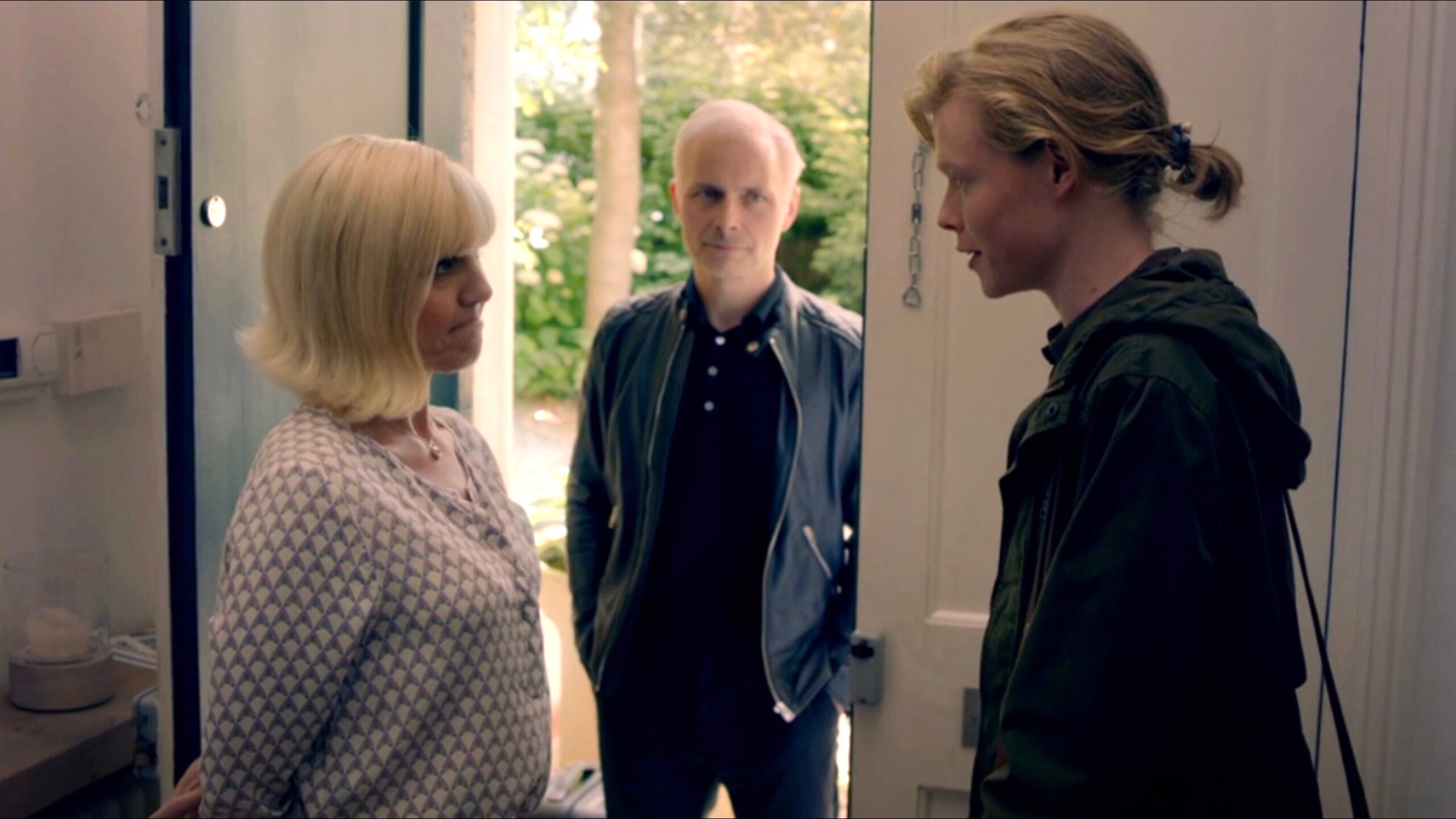 Ashley Jensen, Mark Bonnar, and Kai Alexander in Catastrophe (2015)