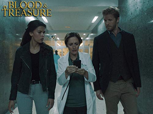 Isabelle Brouillette, Matt Barr, and Sofia Pernas in Blood & Treasure (2019)