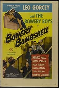 William 'Wee Willie' Davis, Teala Loring, Leo Gorcey, Huntz Hall, Daun Kennedy, and Sheldon Leonard in Bowery Bombshell (1946)