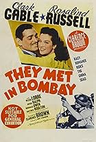 Clark Gable and Rosalind Russell in They Met in Bombay (1941)