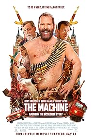 Mark Hamill, Bert Kreischer, Robert Maaser, Iva Babic, and Jimmy Tatro in The Machine (2023)