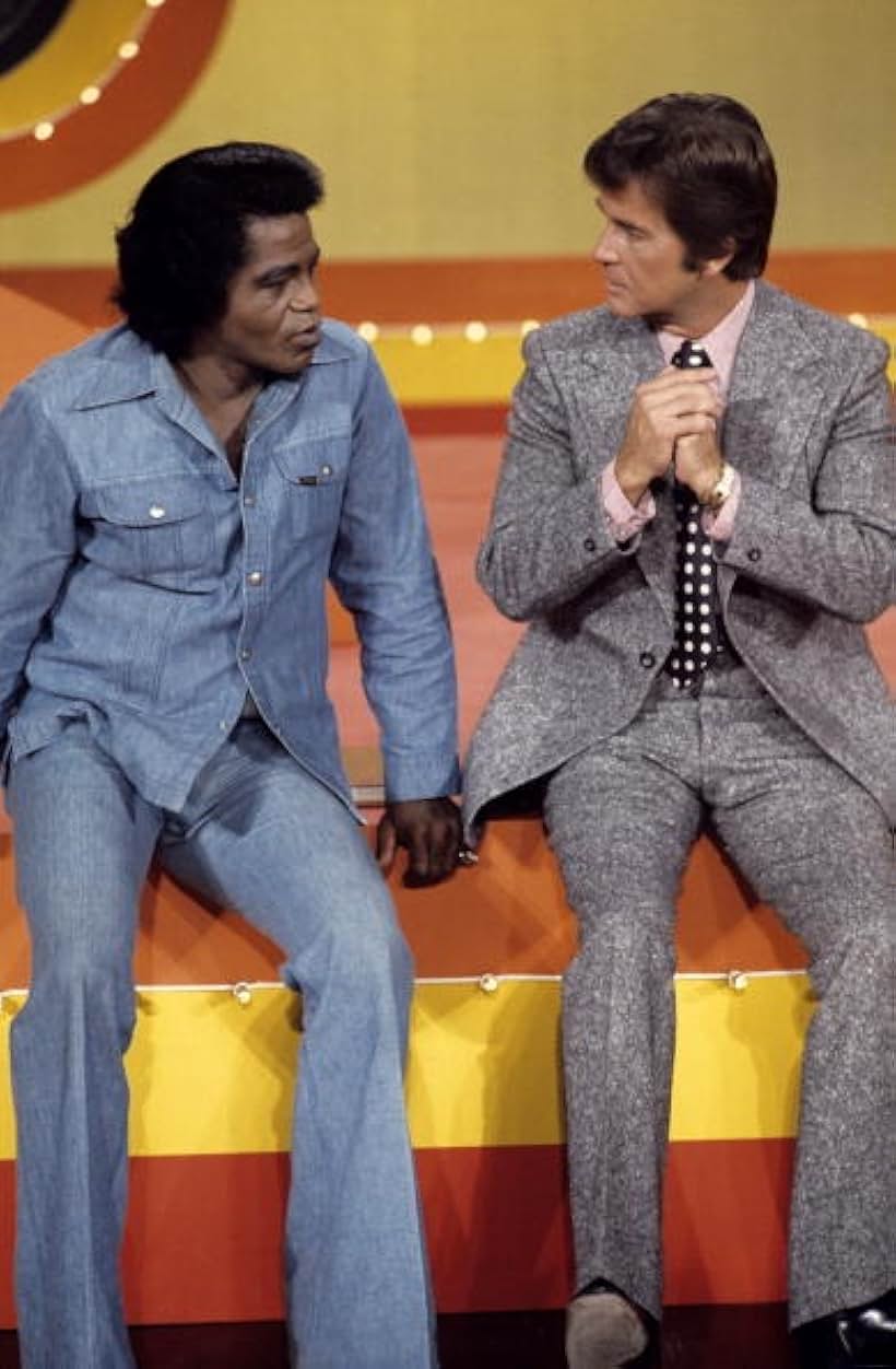 James Brown and Dick Clark in American Bandstand (1952)