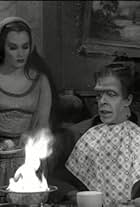 Yvonne De Carlo and Fred Gwynne in The Munsters (1964)