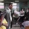 Morgan Freeman, Michael Beach, and Jermaine Hopkins in Lean on Me (1989)