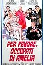 Barbara Bouchet, Mario Carotenuto, Gianni Cavina, Leopoldo Mastelloni, and Renzo Montagnani in Per favore, occupati di Amelia (1981)