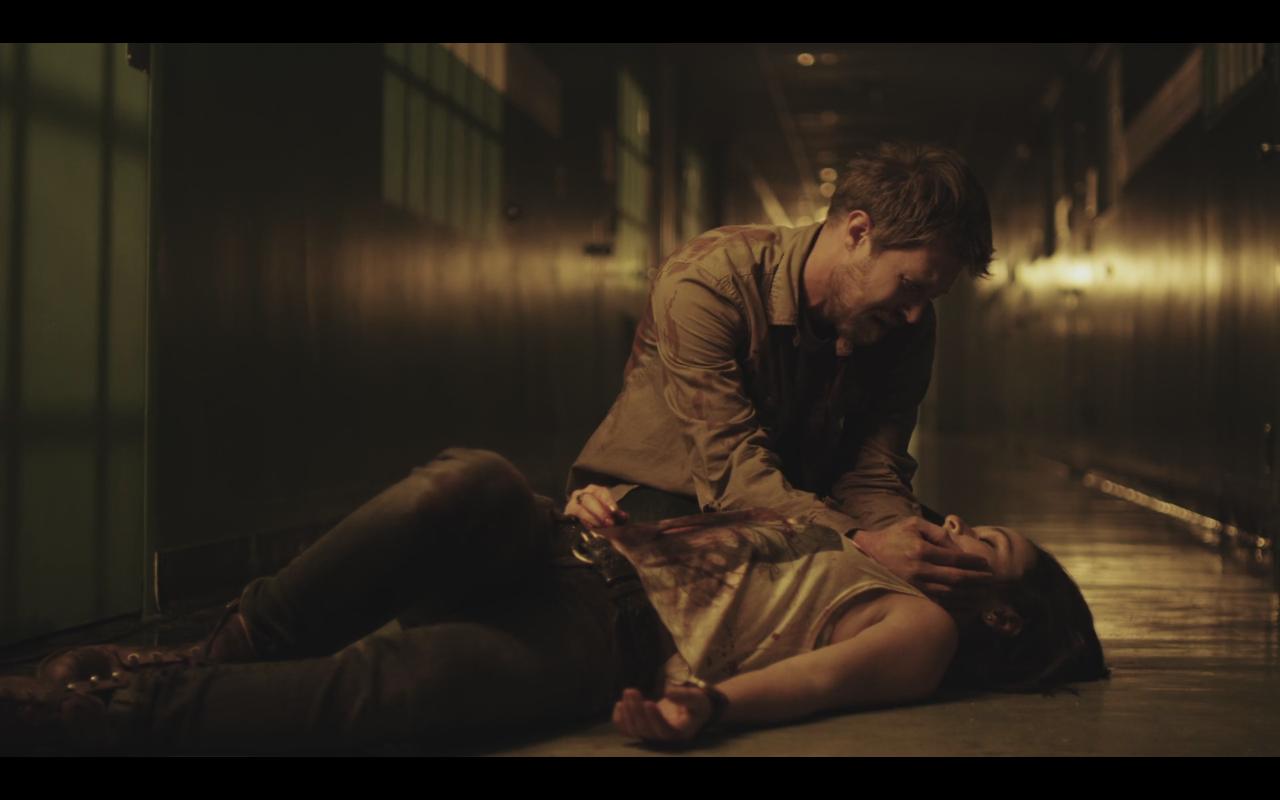 Kaj-Erik Eriksen and Danielle Harris in See No Evil 2 (2014)