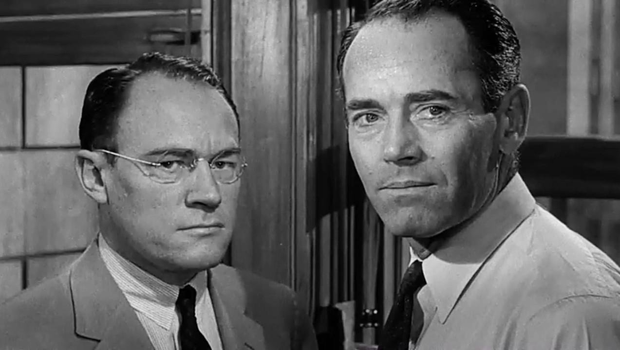 Henry Fonda and E.G. Marshall in 12 Angry Men (1957)