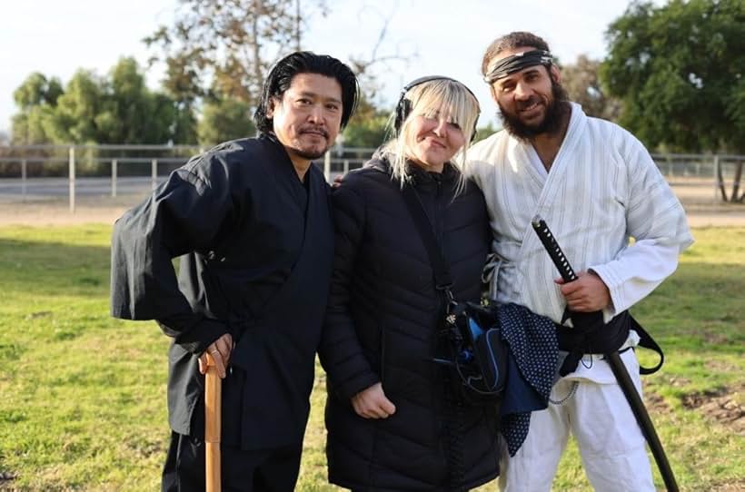 Heidi Lachell Ortloff, Masashi Ishizuka, and Fernando Marrero in Triggered, a Cinematic Superhero Fan-Film (2022)