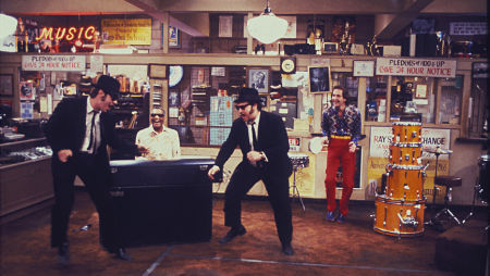 "The Blues Brothers" Dan Aykroyd, Ray Charles, John Belushi