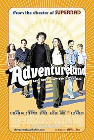 Ryan Reynolds, Jesse Eisenberg, Bill Hader, Kristen Stewart, Kristen Wiig, and Margarita Levieva in Adventureland: Un verano memorable (2009)