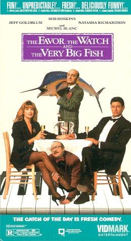 Jeff Goldblum, Bob Hoskins, Natasha Richardson, and Michel Blanc in Der Gefallen, die Uhr und der sehr große Fisch (1991)