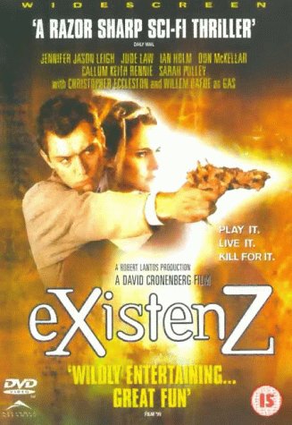 Jude Law and Jennifer Jason Leigh in eXistenZ (1999)