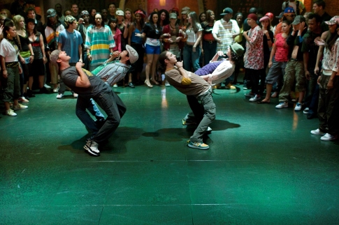 Robert Hoffman, Harry Shum Jr., Adam Sevani, and Christopher Scott in Step Up 2: The Streets (2008)