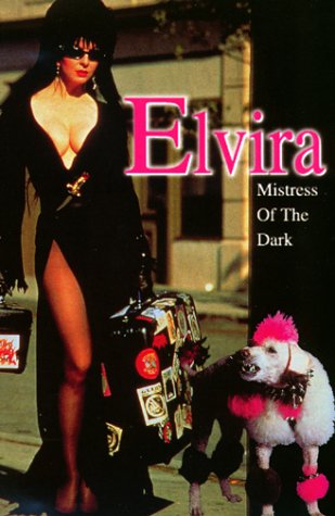 Cassandra Peterson and Binnie in Elvira: Mistress of the Dark (1988)