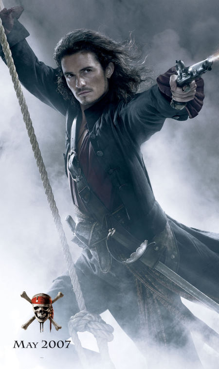 Orlando Bloom in Piratas del Caribe: En el fin del mundo (2007)