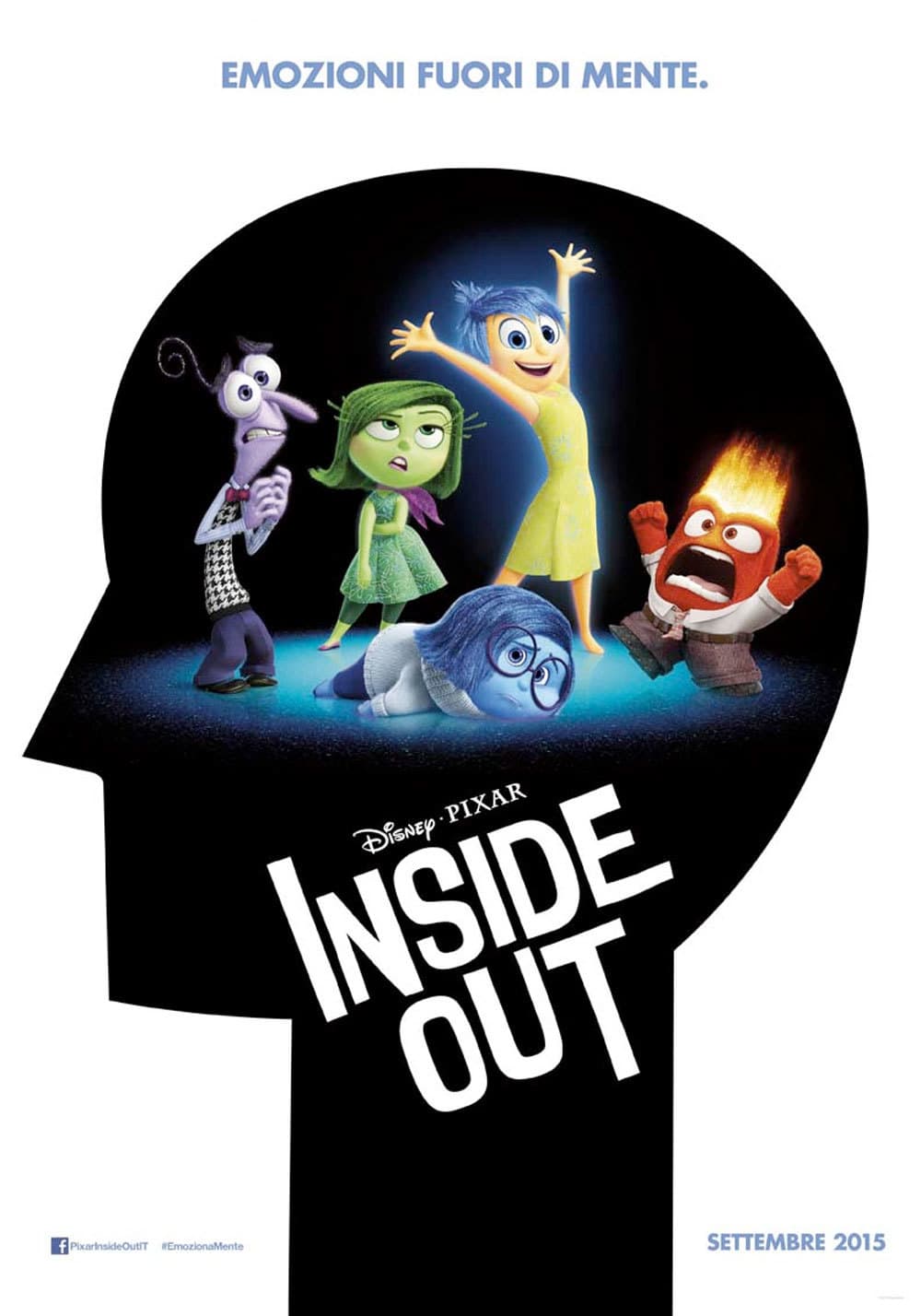 Lewis Black, Bill Hader, Amy Poehler, Phyllis Smith, and Mindy Kaling in Inside Out (2015)