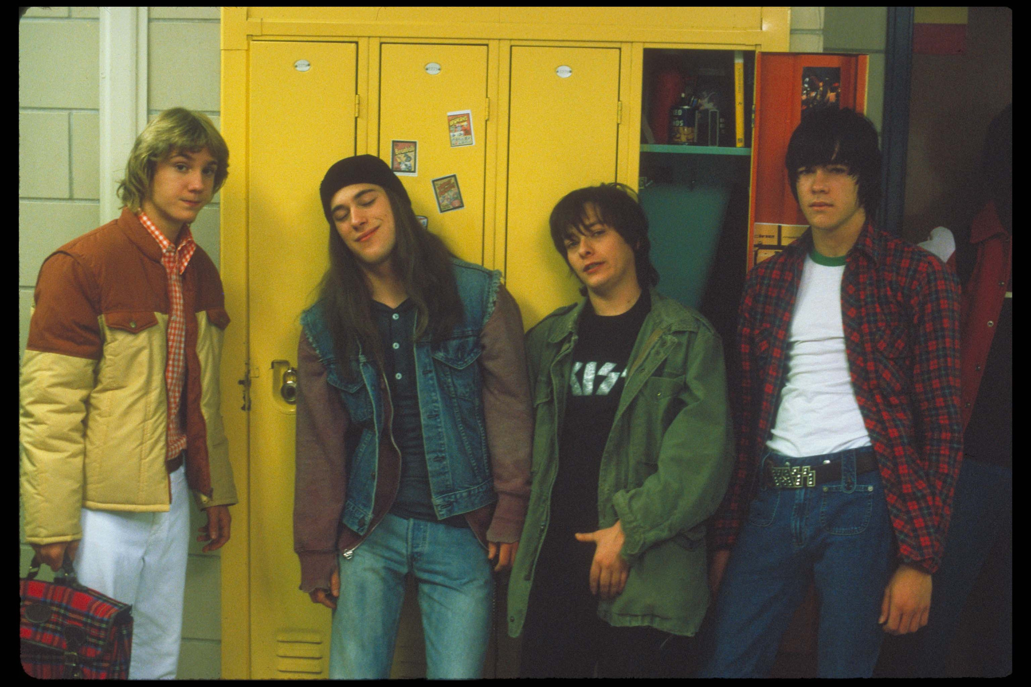 Edward Furlong, Giuseppe Andrews, James DeBello, and Sam Huntington in Detroit Rock City (1999)