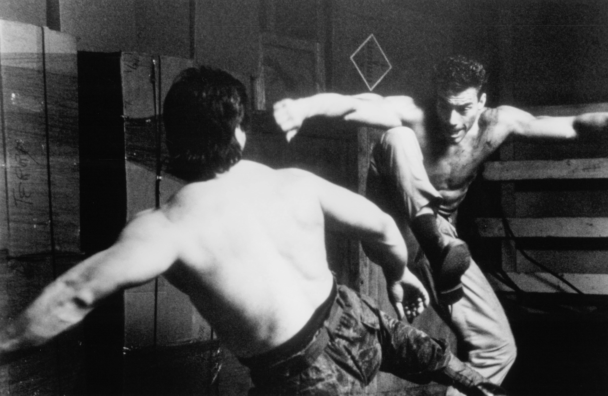 Jean-Claude Van Damme and Bolo Yeung in Duplo Impacto (1991)