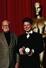 The President of the Academy, Frank Pierson, presented the Student Academy Award to Laurits Munch-Petersen for his film "Mellem os" (2003) at the 31st annual Student Academy Awards Ceremony in Hollywood. 