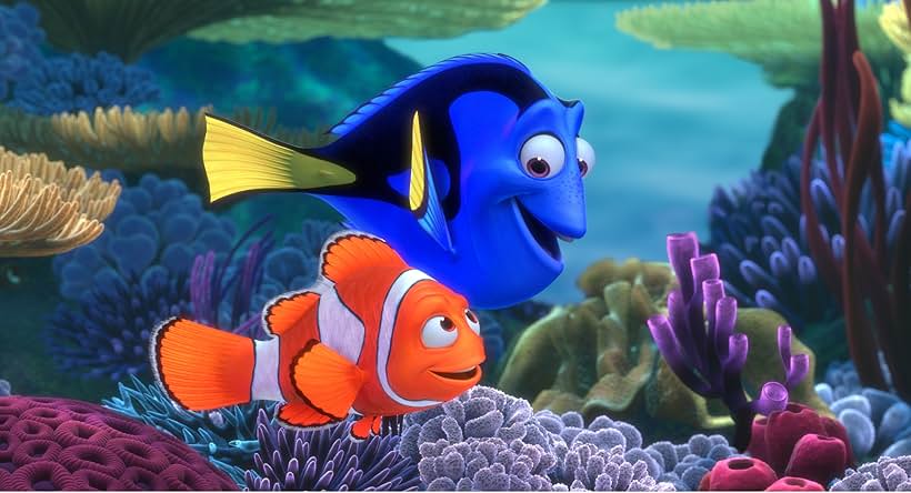 Albert Brooks and Ellen DeGeneres in Finding Nemo (2003)