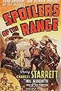 Iris Meredith, Sons of the Pioneers, and Charles Starrett in Spoilers of the Range (1939)