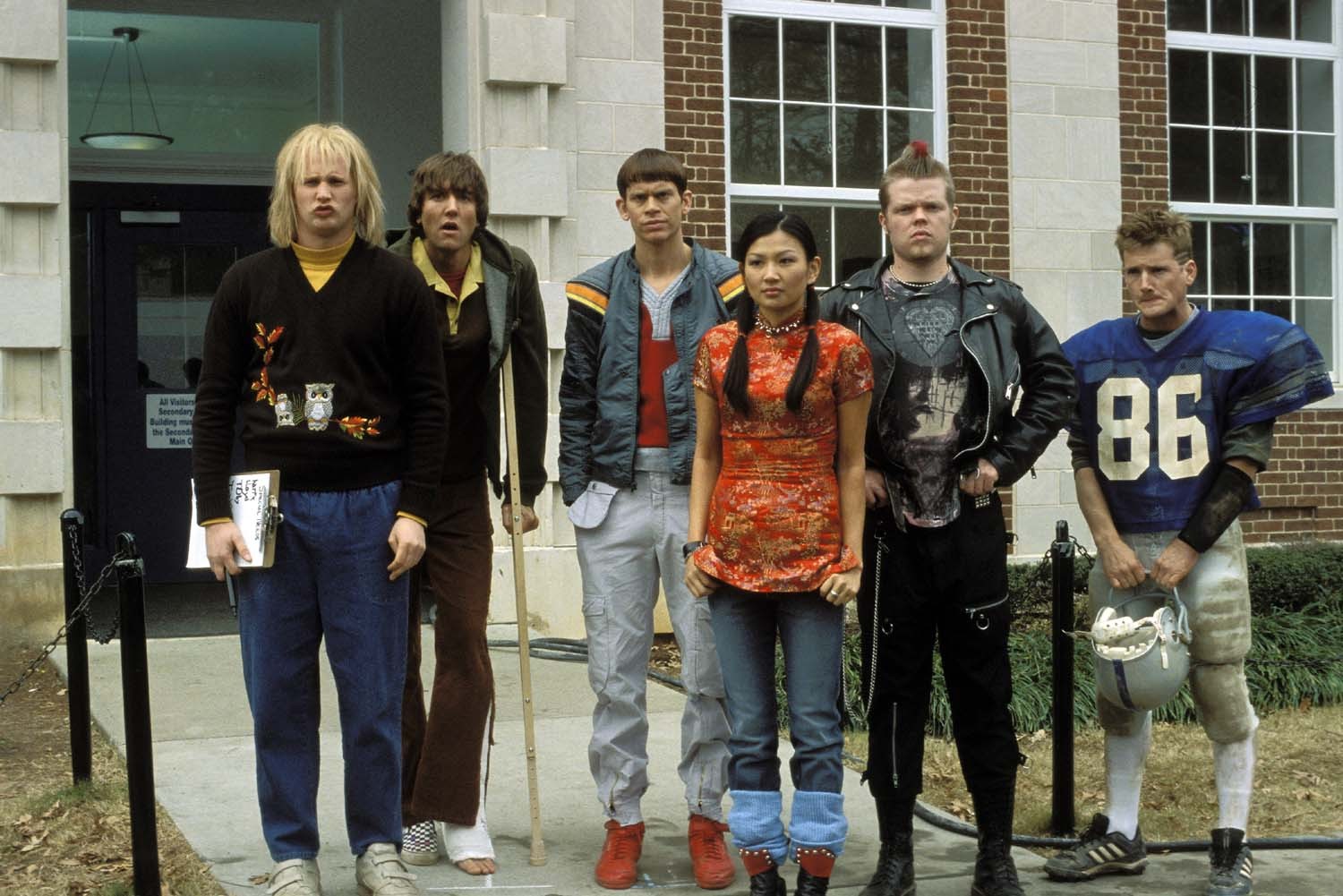 William Lee Scott, Michelle Krusiec, Eric Christian Olsen, Elden Henson, Josh Braaten, and Derek Richardson in Dumb and Dumberer: When Harry Met Lloyd (2003)