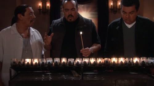 Danny Trejo, George Lopez, and David Zayas in Saint George (2014)